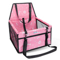 Nobleza - Refuerzo de Coche para Perros, Asiento del Coche de Seguridad para Mascotas Perro Gato Plegable Lavable Viaje Bolsas y Otra Mascota Pequeña con Cremallera Bolsillo, 40 * 34 * 25 cm