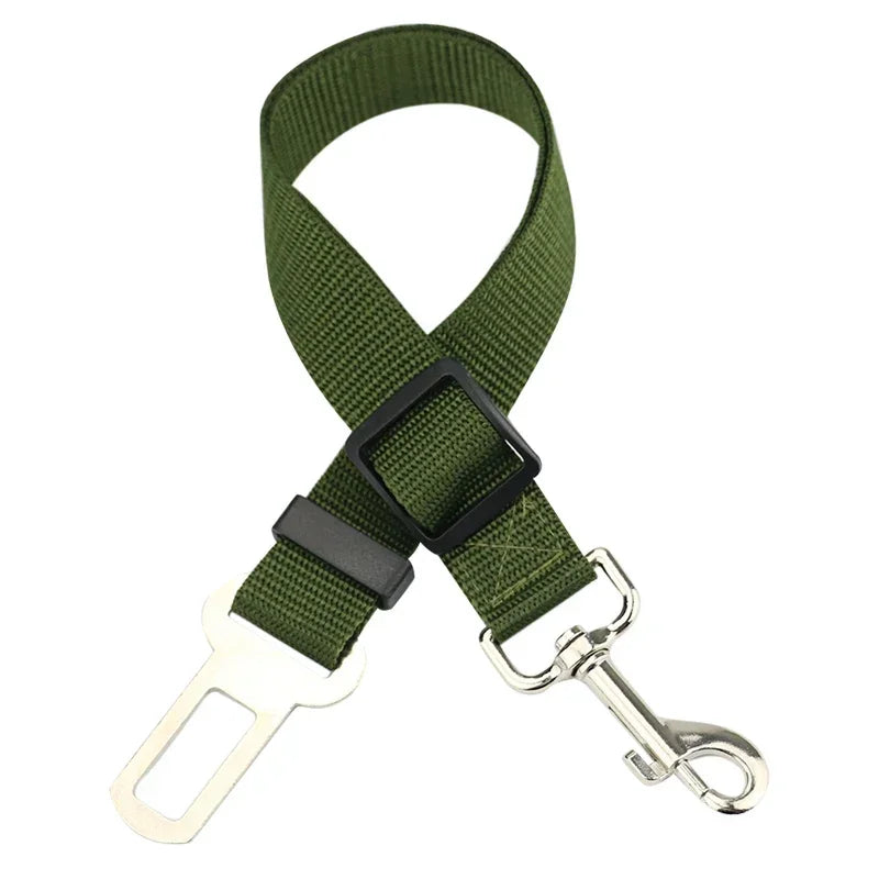 Cinturón de Seguridad Ajustable para Mascotas, Perros y Gatos, Arnés para Asiento de Coche, Clip de Seguridad, Correa de Tracción, Collares para Perros, Accesorios para Perros