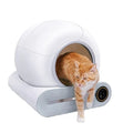 Caja de arena inteligente para gatos, completamente automática, gran capacidad, semicerrada, inodoro inteligente para gatos, Control remoto por aplicación