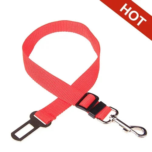 Cinturón de Seguridad Ajustable para Mascotas, Perros y Gatos, Arnés para Asiento de Coche, Clip de Seguridad, Correa de Tracción, Collares para Perros, Accesorios para Perros
