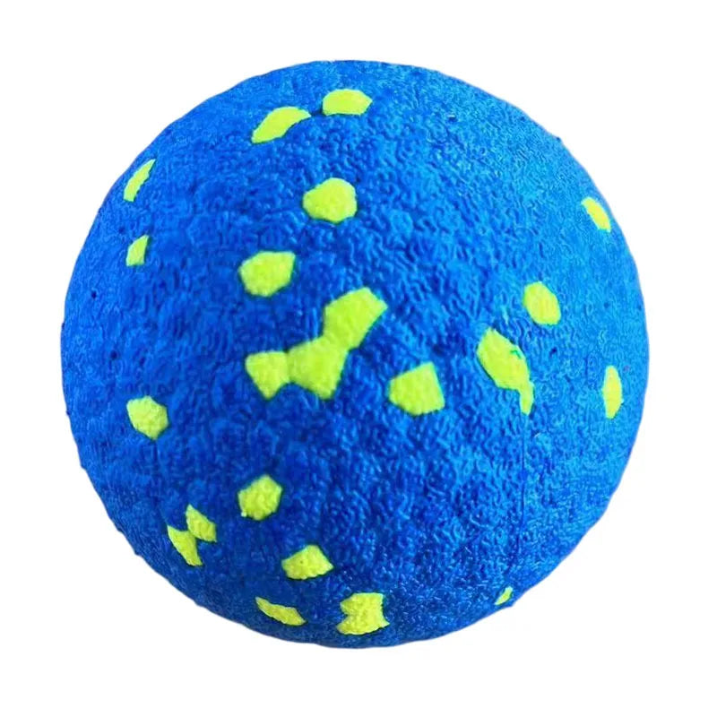 Pelota de juguete sólida resistente a mordeduras para perros pequeños y grandes, E-TPU de alta elasticidad, pelota para masticar para mascotas, juguete interactivo sin chirrido para cachorros