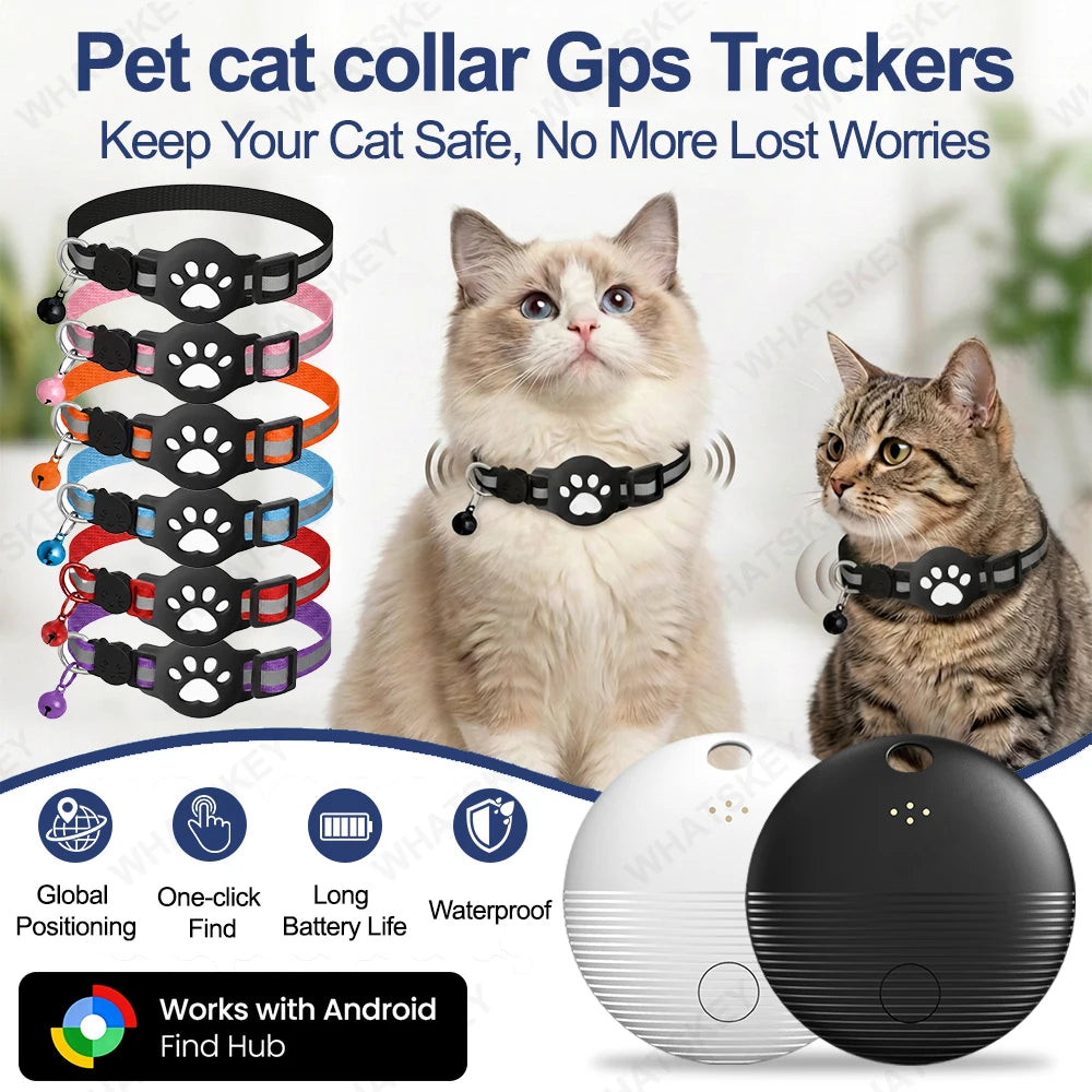 Rastreador GPS para Mascotas Resistente al Agua con Alerta en Tiempo Real