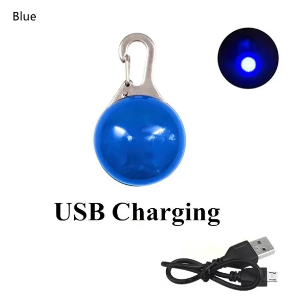 Collares Led para perros, colgante recargable con Usb para mascotas, Collar luminoso, colgante para cachorro, luz Flash, correa, accesorios, decoración, Collar para perro