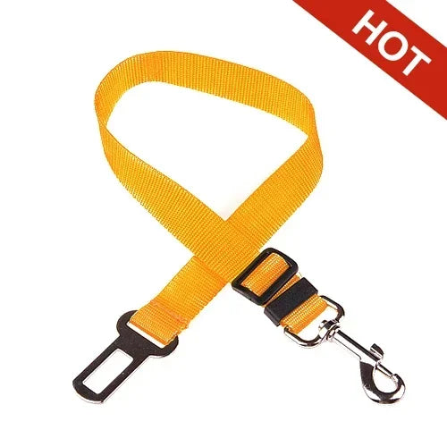 Cinturón de Seguridad Ajustable para Mascotas, Perros y Gatos, Arnés para Asiento de Coche, Clip de Seguridad, Correa de Tracción, Collares para Perros, Accesorios para Perros