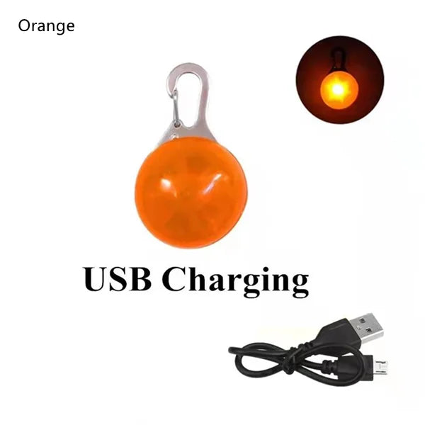 Collares Led para perros, colgante recargable con Usb para mascotas, Collar luminoso, colgante para cachorro, luz Flash, correa, accesorios, decoración, Collar para perro