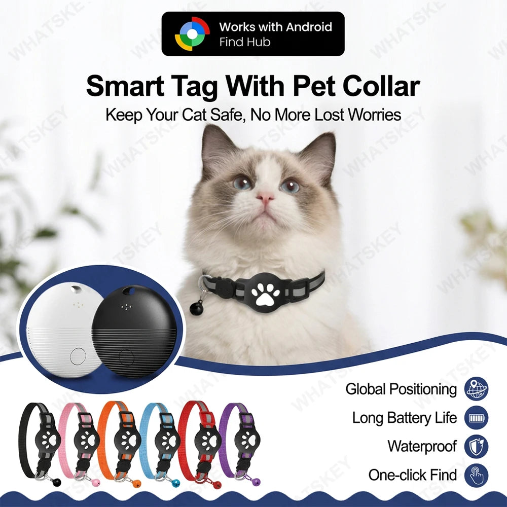 Rastreador GPS para Mascotas Resistente al Agua con Alerta en Tiempo Real