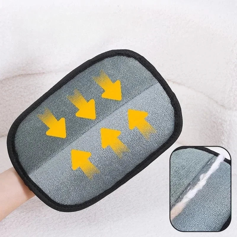 Cepillo removedor de pelo para mascotas, guantes para quitar el pelo de gatito, cepillo para quitar el pelo, guante para perros y gatos, limpieza del pelo de piel de doble cara para alfombra