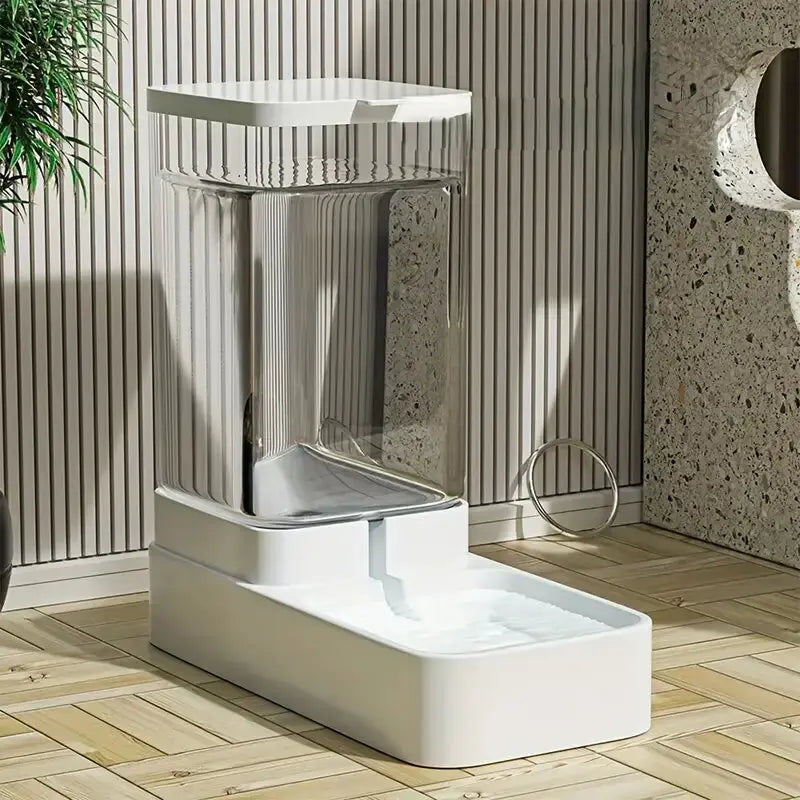 1 ud./2 uds. Alimentador automático para perros/dispensador de agua, juego de dispensador de agua y comida para perros por gravedad de plástico