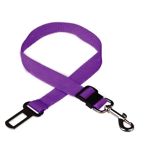 Cinturón de Seguridad Ajustable para Mascotas, Perros y Gatos, Arnés para Asiento de Coche, Clip de Seguridad, Correa de Tracción, Collares para Perros, Accesorios para Perros