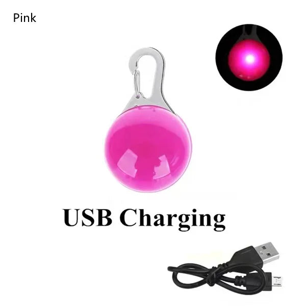 Collares Led para perros, colgante recargable con Usb para mascotas, Collar luminoso, colgante para cachorro, luz Flash, correa, accesorios, decoración, Collar para perro
