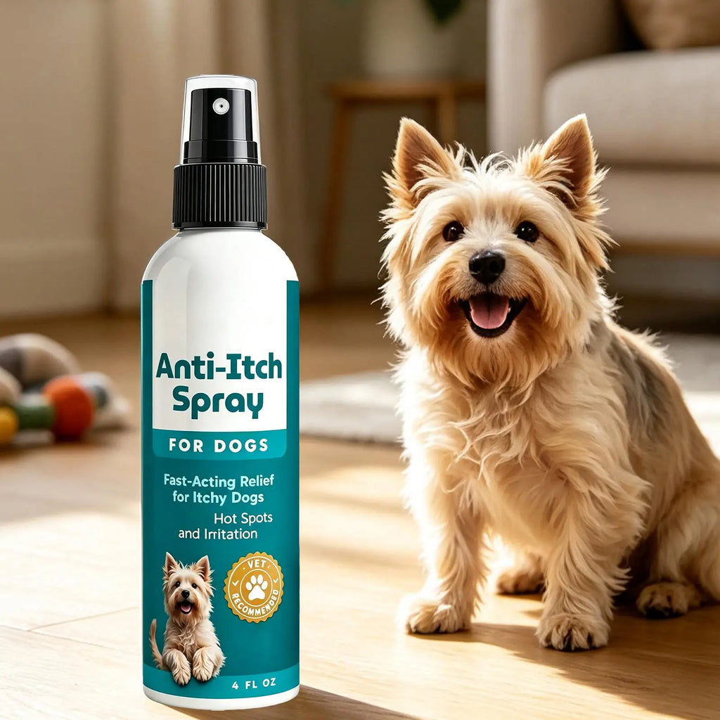Pet Skin Soothing Spray, Anti-Itch, Hypoallergenic, Repairs, Relieves Scratches, Redness, Dryness, Skincare Spray for Sensitive Dogs and Cats