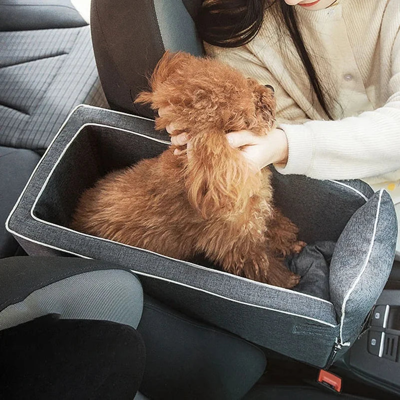 Asiento de Coche Portátil para Perros y Gatos, Cama de Viaje Segura para Mascotas, Transportín para Perros, Protección, Accesorios para Gatos