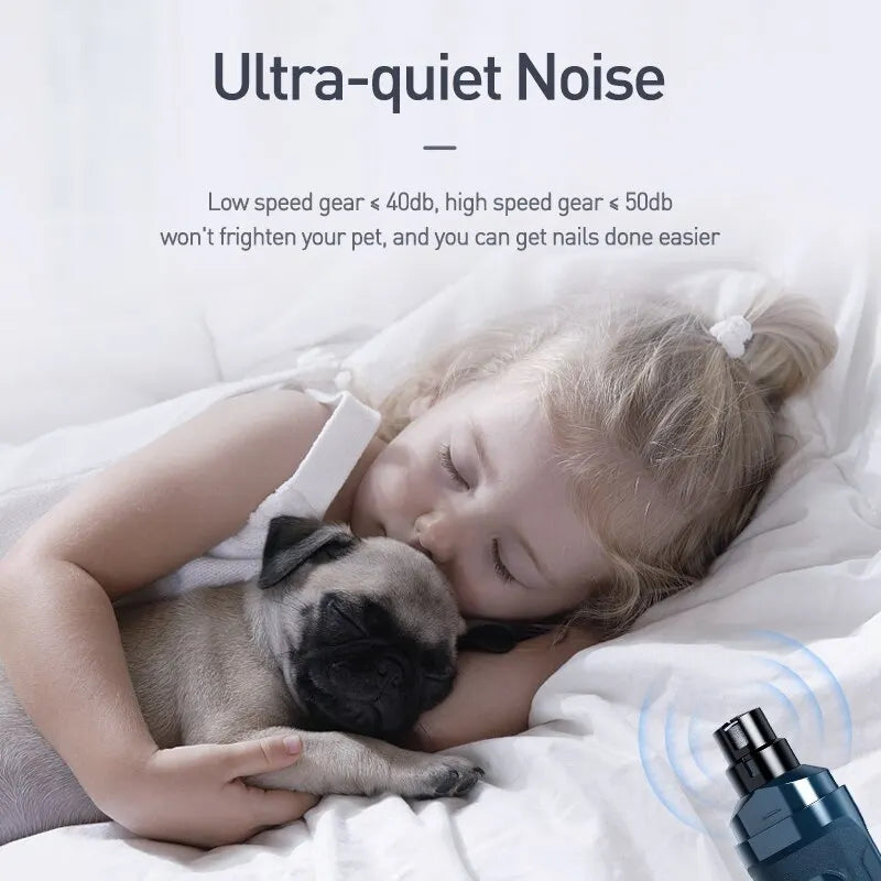 Cortauñas Eléctrico Recargable para Perros y Gatos ROJECO N30