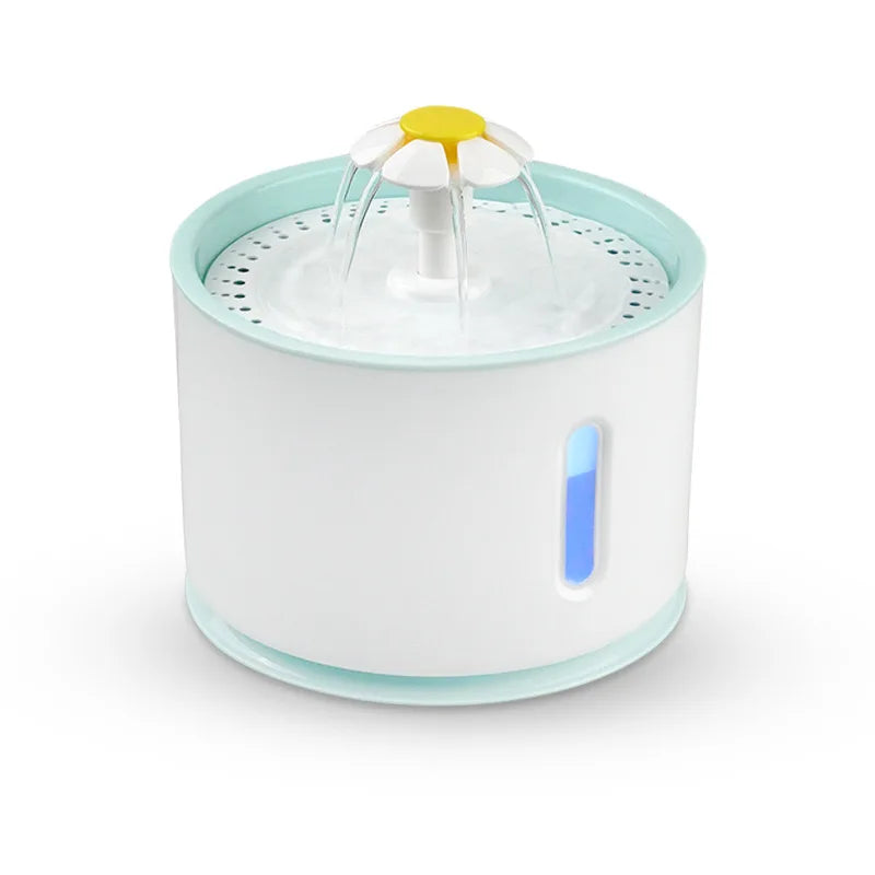 Fuente de Agua para Mascotas de Acero Inoxidable 3.2L con Bomba Silenciosa USB