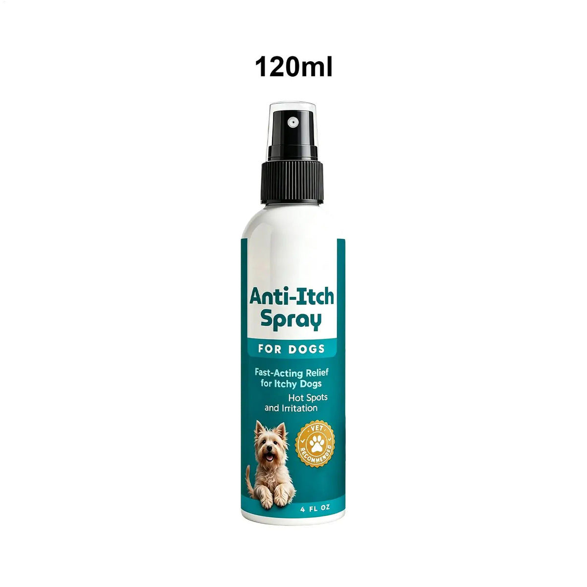 Pet Skin Soothing Spray, Anti-Itch, Hypoallergenic, Repairs, Relieves Scratches, Redness, Dryness, Skincare Spray for Sensitive Dogs and Cats