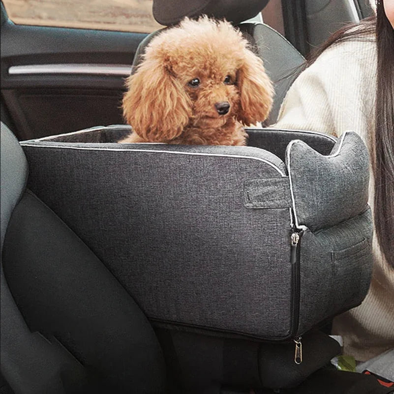 Asiento de Coche Portátil para Perros y Gatos, Cama de Viaje Segura para Mascotas, Transportín para Perros, Protección, Accesorios para Gatos